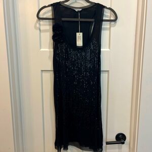 Catwalk‎ Studio Women’s Black Sleeveless Sequin Cocktail Dress Size Medium